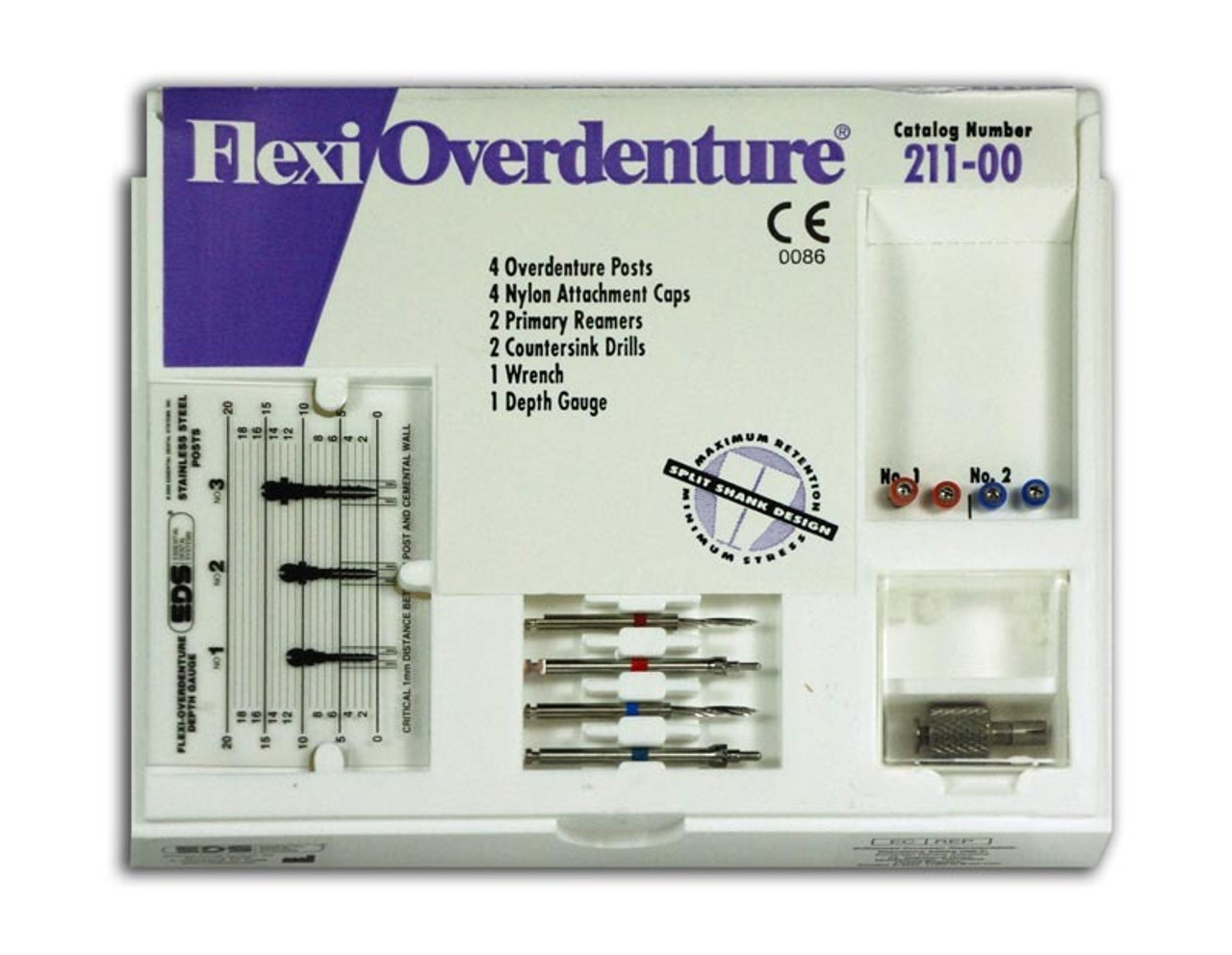 Flexi-Overdenture 211-00 Assorted Introductory Kit (E09-0135)