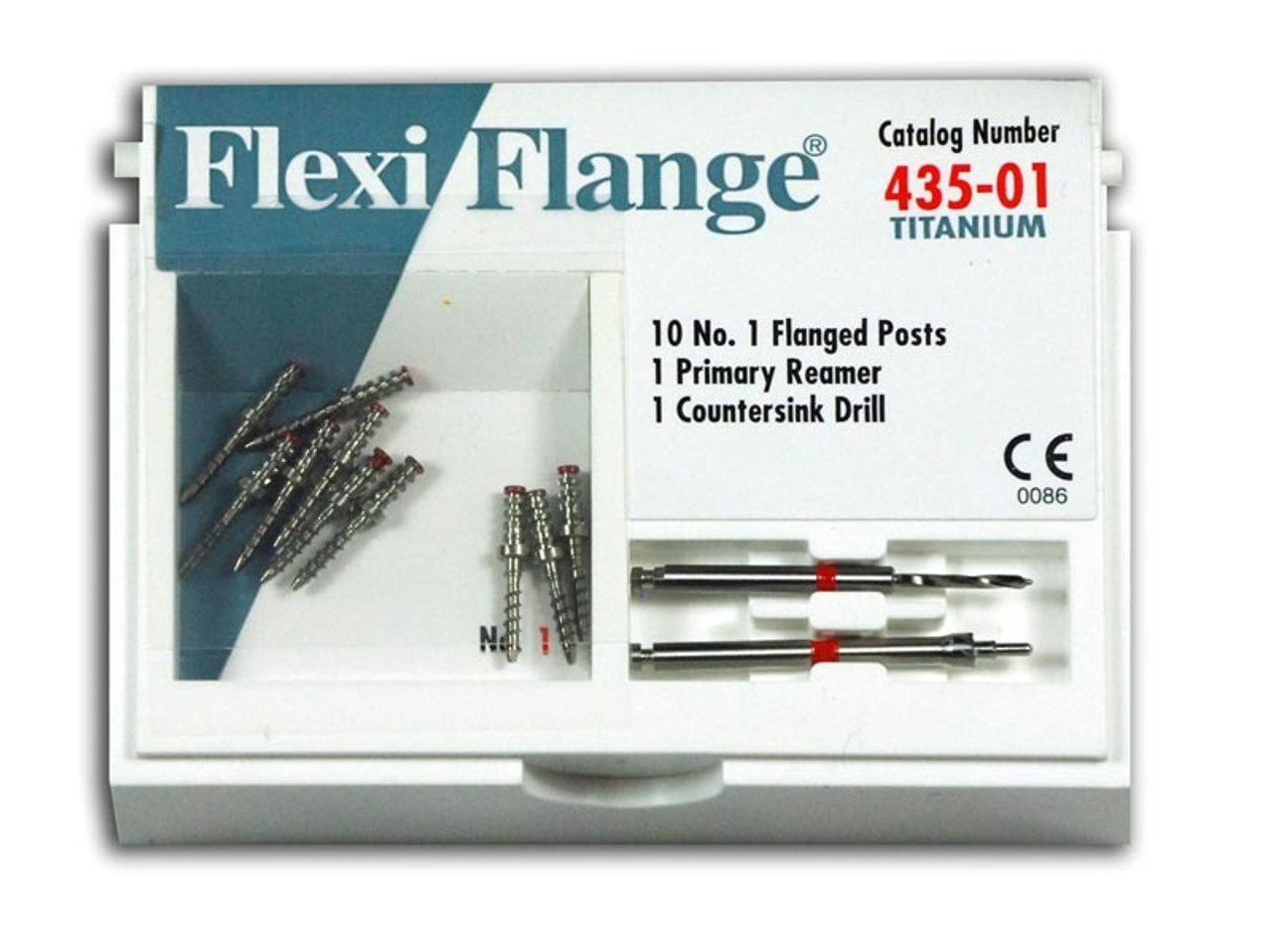 Flexi-Flange Post Refill Kit Titanium Red #1