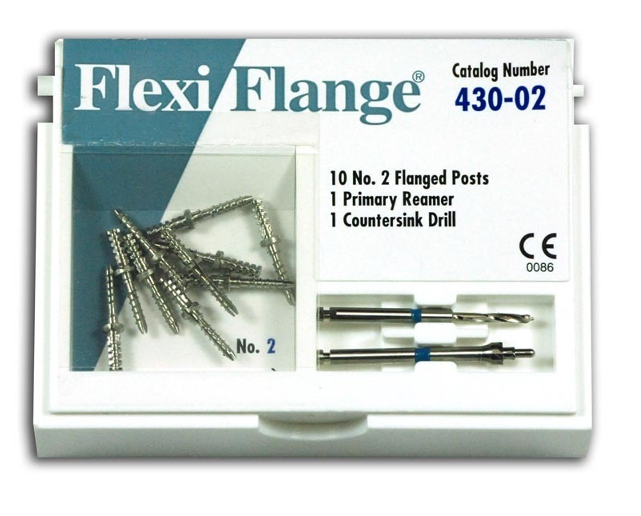 Flexi-Flange Post Refill Kit Stainless Steel Blue #2