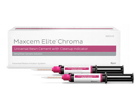 Maxcem Elite Chroma Universal Refill Clear 2Pk