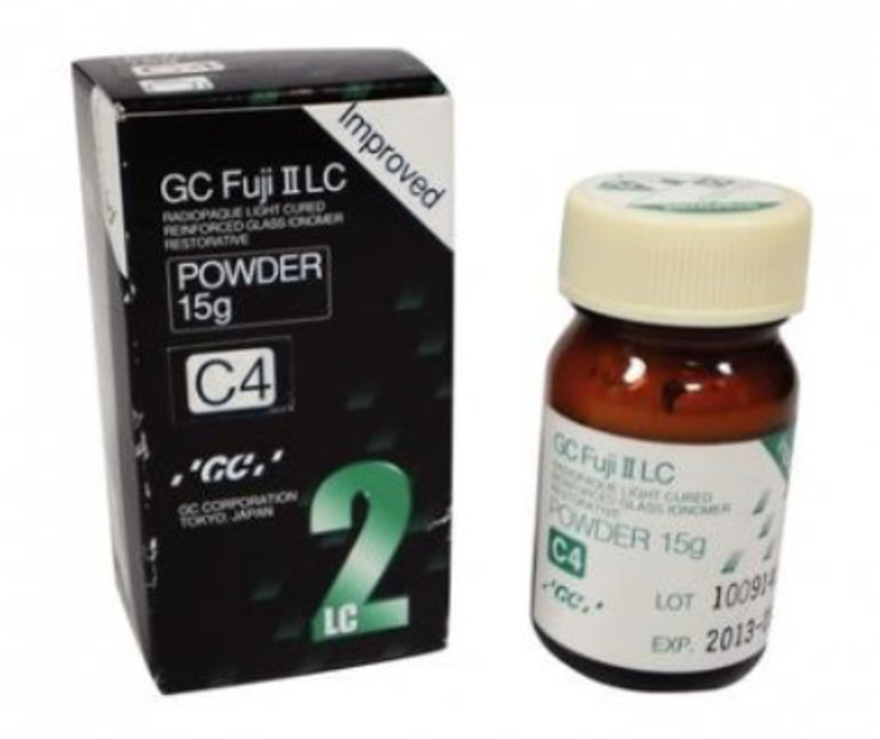 GC Fuji II LC Ionomer Powder Refill C4 15g