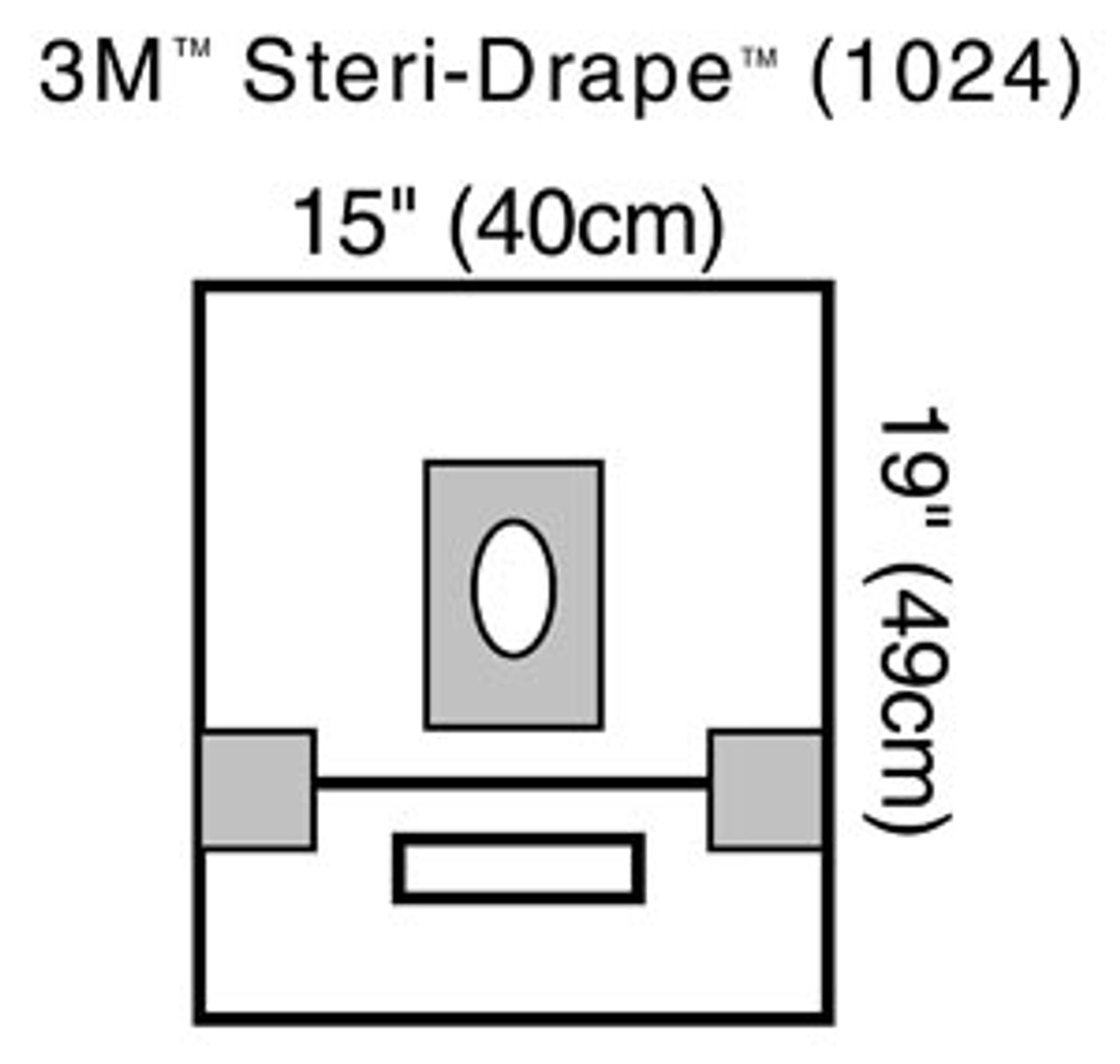 3M STERI-DRAPE OPHTHALMIC SURGICAL DRAPES, 1024