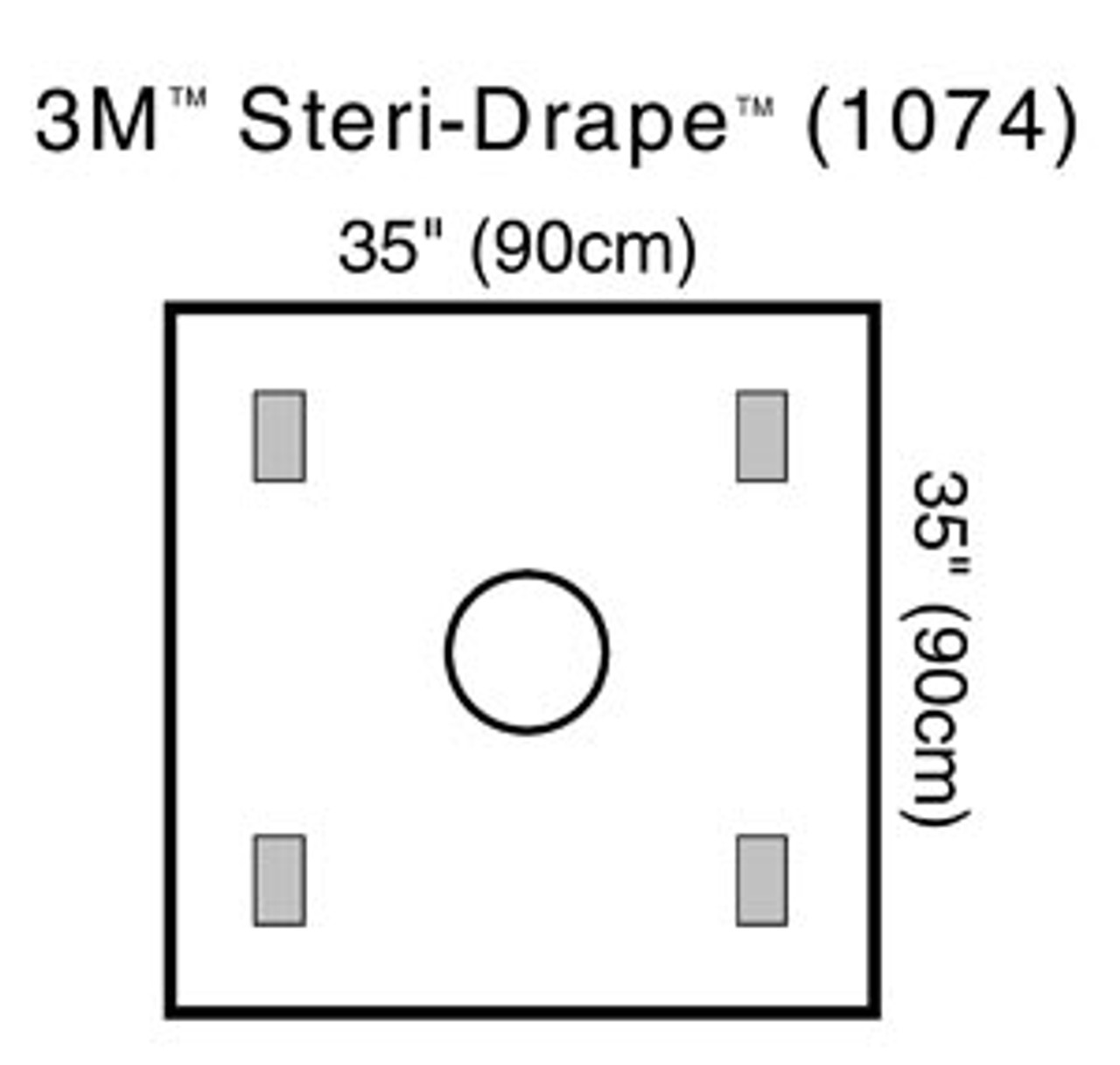 3M STERI-DRAPE WOUND EDGE PROTECTOR, 1074