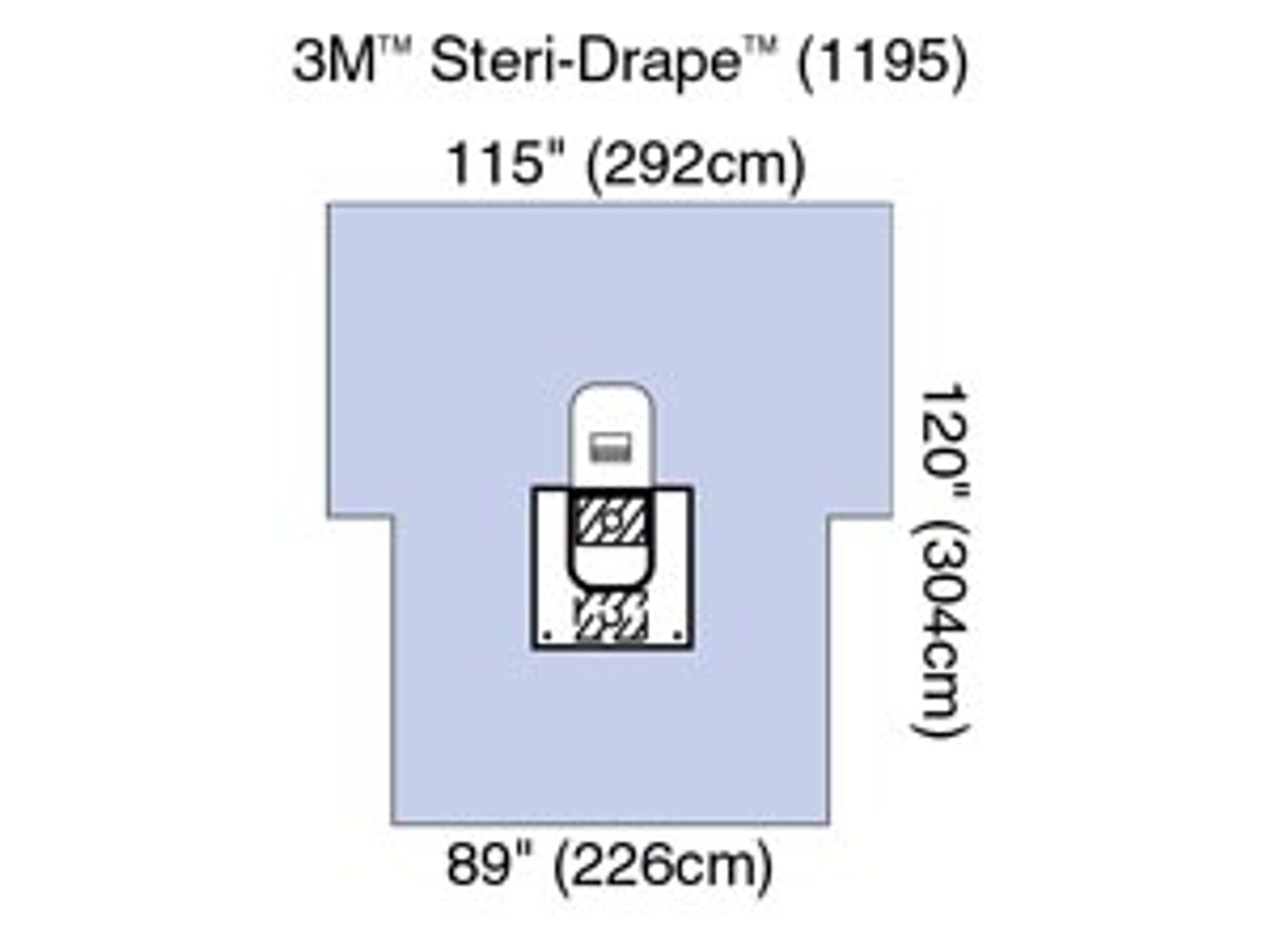 3M STERI-DRAPE ARTHROSCOPY DRAPES, 1195