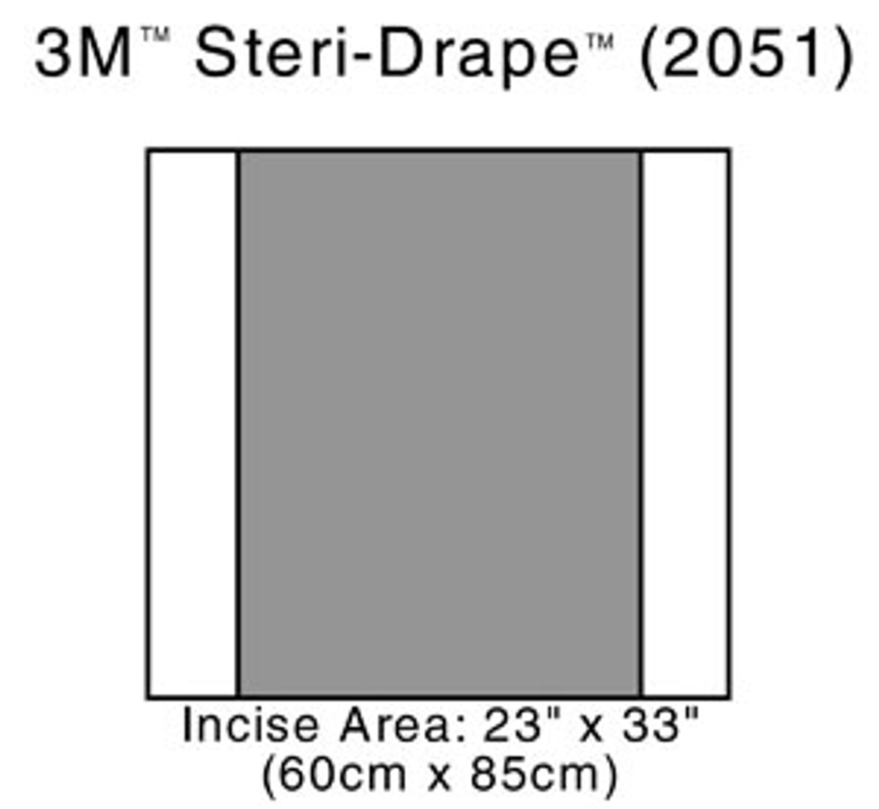 3M STERI-DRAPE 2 INCISE DRAPES, 2051