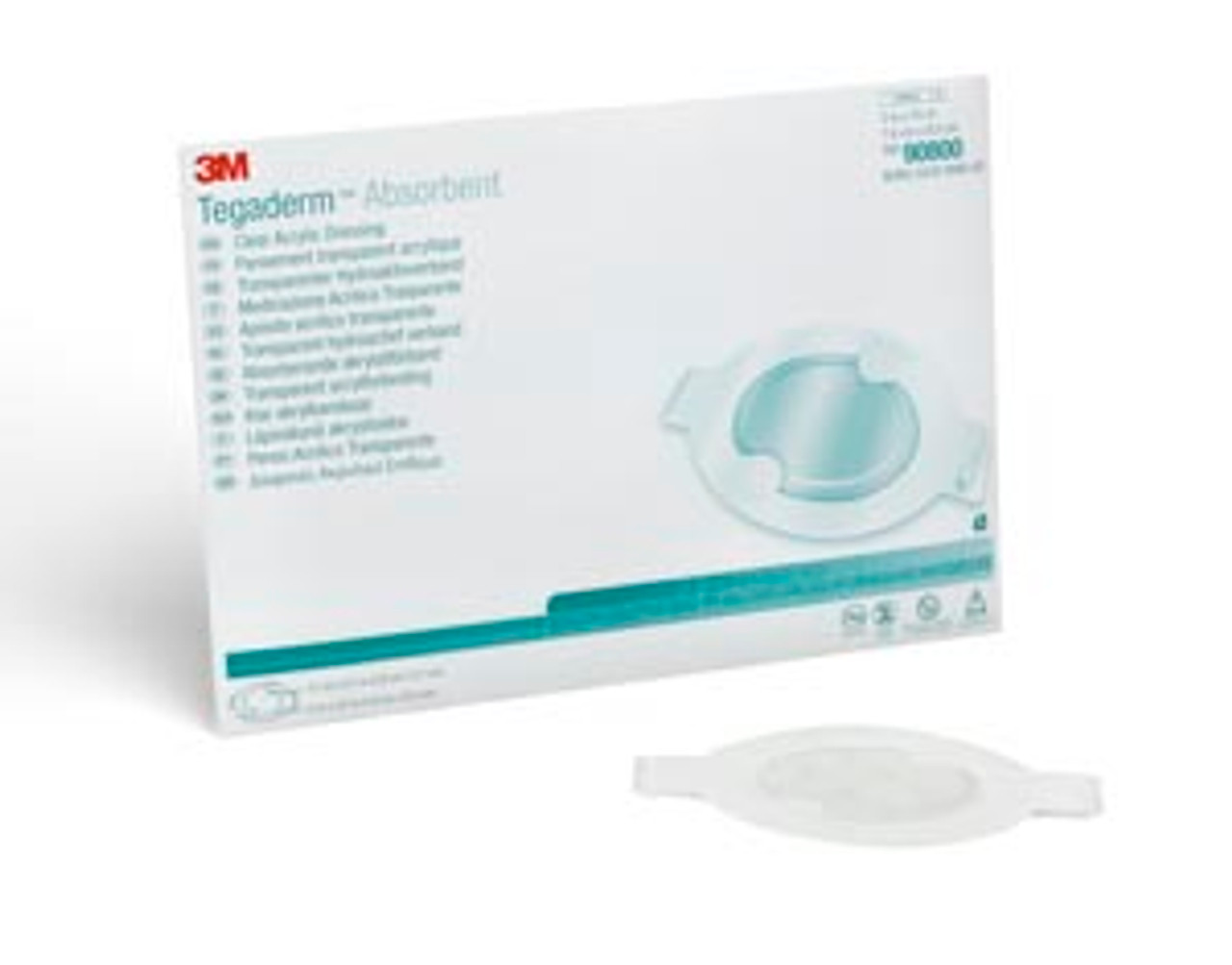 3M TEGADERM ABSORBENT CLEAR ACRYLIC DRESSINGS, 90800