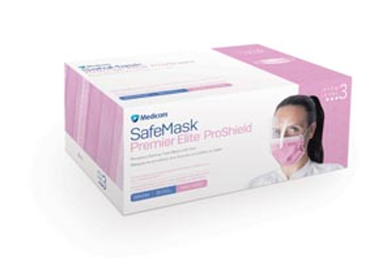 MEDICOM SAFE+MASK PREMIER ELITE EARLOOP MASK, 204216