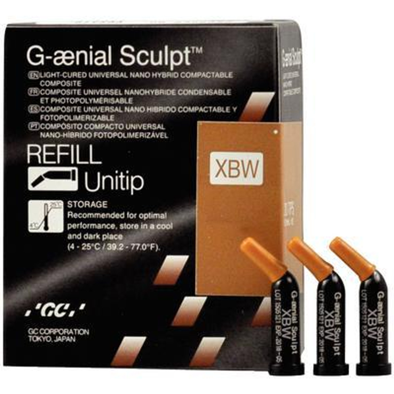 G-aenial Sculpt Unitip Refill 10/Pk XBL White