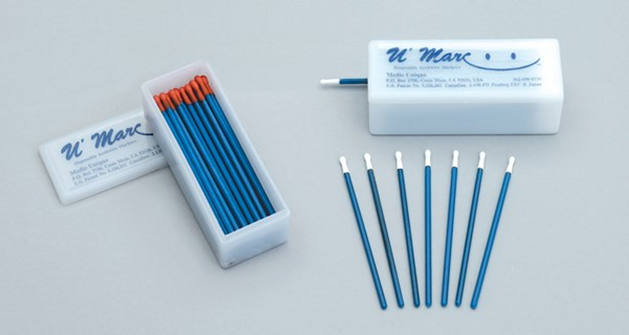 U' Marc Disposable Arch Wire Marker - Orange Tip (box of 100)