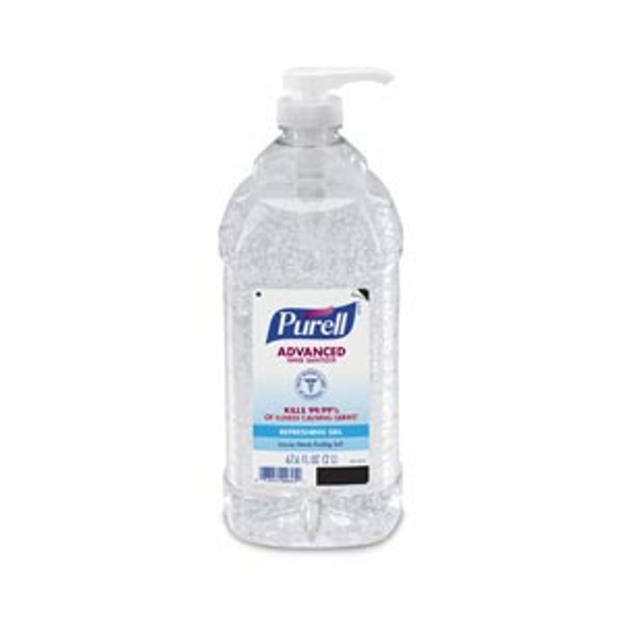 PURELL Advanced Hand Sanitizer, Refreshing Gel, 1.5L Pump Bottle, Clear, 4/cs, CASE QTY