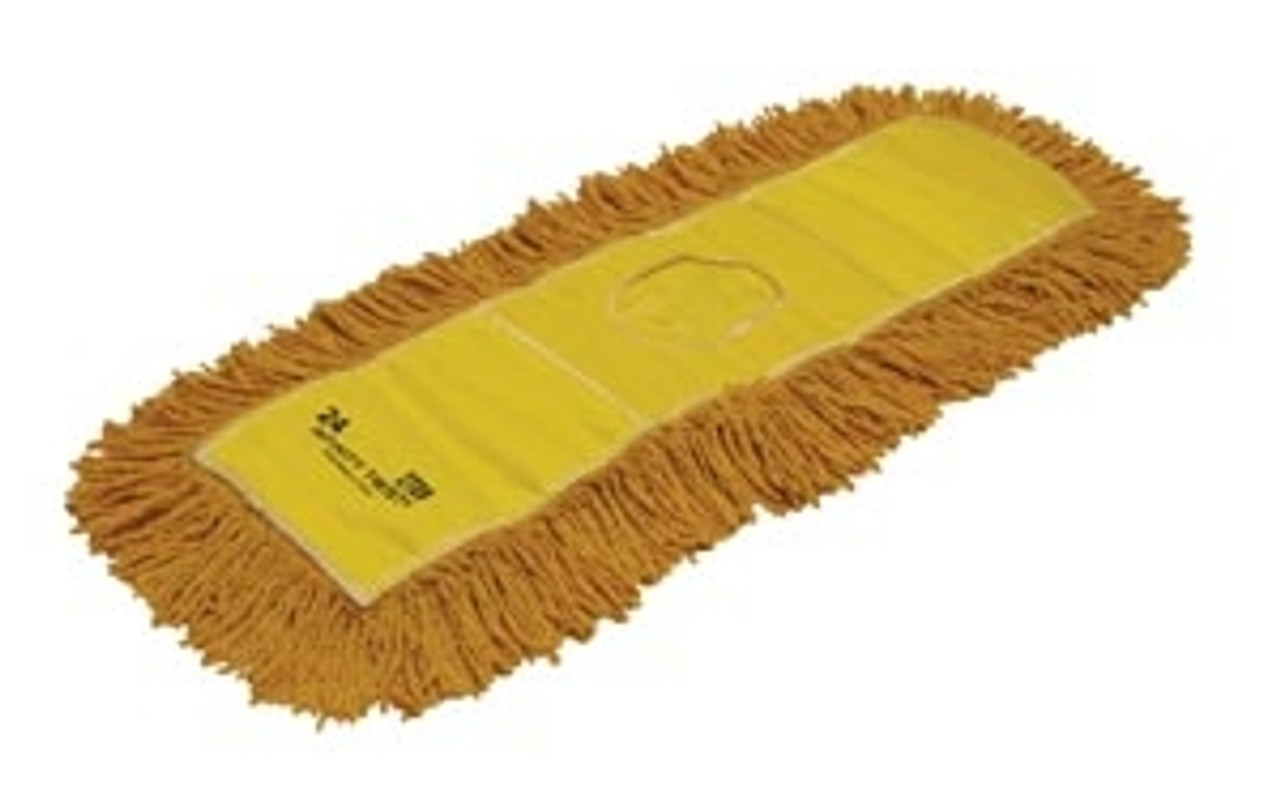 Twist Dust Mop Yellow 5 Inch x 24 Inch (DROP SHIP ONLY from Golden Star Inc. - $100 minimum order for prepaid freight outside the Continental U.S. $50 dollar minimum order inside the Continental U.S.)