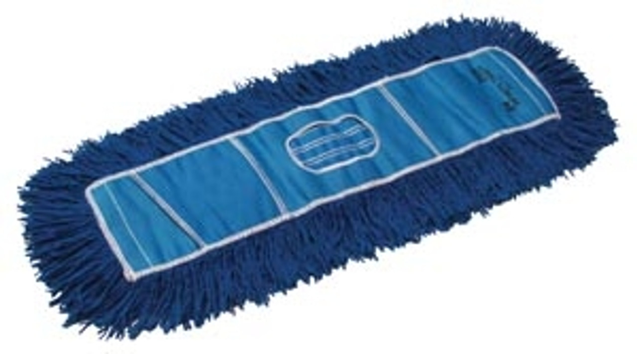 Twist Dust Mop Blue 5 Inch x 36 Inch (DROP SHIP ONLY from Golden Star Inc. - $100 minimum order for prepaid freight outside the Continental U.S. $50 dollar minimum order inside the Continental U.S.)