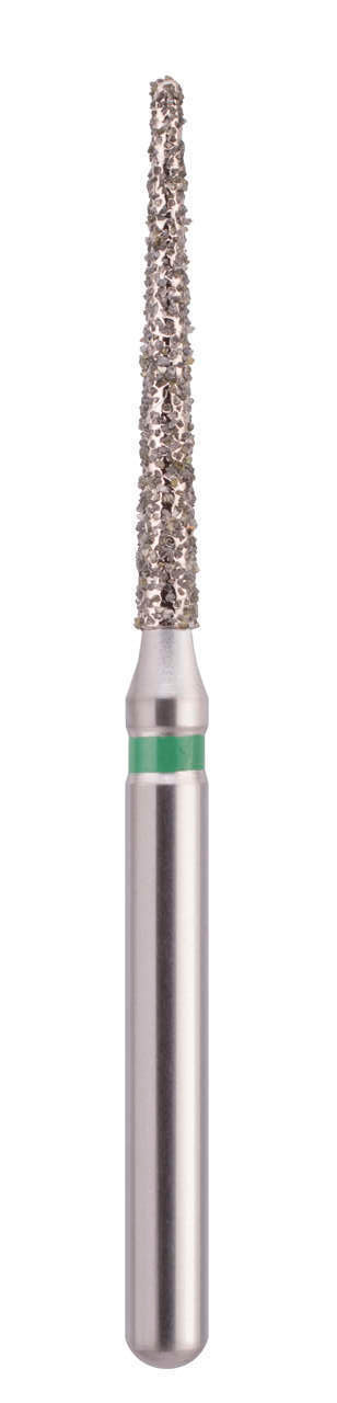 Blue Streak Diamond Burs Round End Taper 856.016 Coarse Green 5/pk. - MARK3