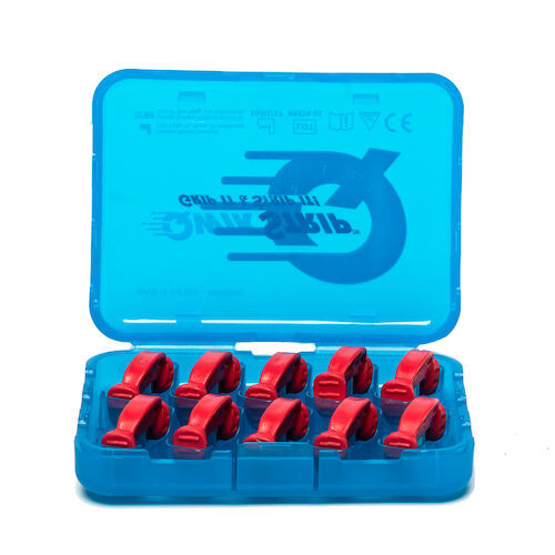 QwikStrip Curved, .10 mm, Red, 10/Pkg. QwikStrip Curved, .10 mm, Red, 10/Pkg.