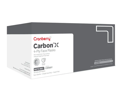 Carbon X Anti-Fog 4-Ply Face Mask