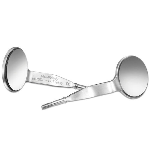 Hu-Friedy - HD Mirror - #4 Double Sided Simple Stem 6 pack Hu-Friedy - HD Mirror - #4 Double Sided Simple Stem 6 pack