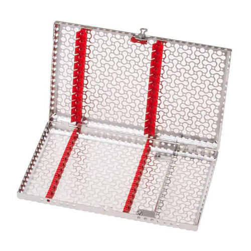 Hu-Friedy - Infinity Replacement Rail Signa Stat 12 Instrument Cassette Plain Lid - Red