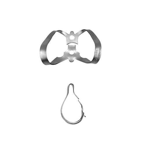 Hu Friedy Dental Rubber Dam Clamp No.2AS – RDCM2AS, Made In USA