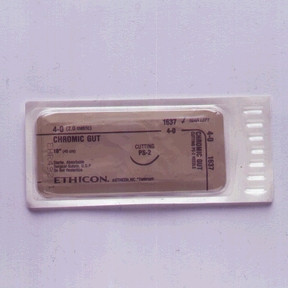 ETHICON SURGICAL GUT SUTURE - CHROMIC, 800H