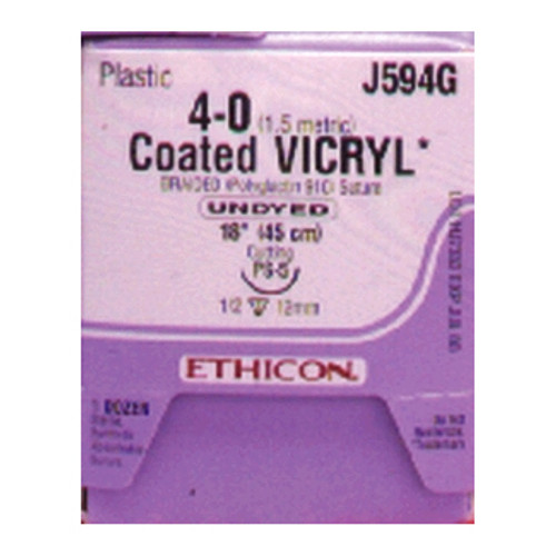 ETHICON VICRYL (POLYGLACTIN 910) SUTURES, J428H