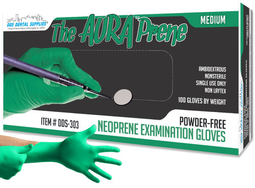 AuraPrene Chloroprene PF Gloves (M) 100Bx AuraPrene Chloroprene PF Gloves (M) 100Bx