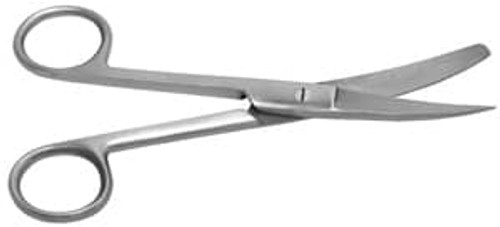 J & J Instruments - CANINE SCISSORS 6.5 S/B CVD SERR