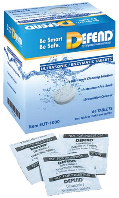 MYDENT DEFEND ULTRASONIC ENZYMATIC TABLETS, UT-1000