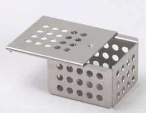 Nordent - Cassette, Large Parts Box, Stainless Steel, 3"L X 1.25"W X 1"H