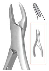Nordent - Extraction Forceps, Pedodontic #150sk (Spring Handle 120 Mm)
