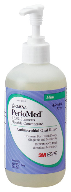 Periomed 0.63% Stannous Fluoride Oral Rinse Mint 10oz Periomed 0.63% Stannous Fluoride Oral Rinse Mint 10oz