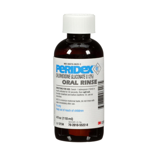 3M Peridex 0.12% Chlorhexidine Rinse 4oz Ea 3M Peridex 0.12% Chlorhexidine Rinse 4oz Ea
