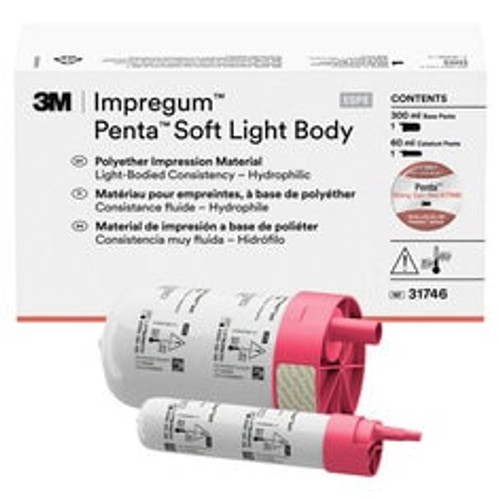 3M ESPE Impregum Penta Soft Light Body Polyether Impression Material Refill, 31746 3M ESPE Impregum Penta Soft Light Body Polyether Impression Material Refill, 31746