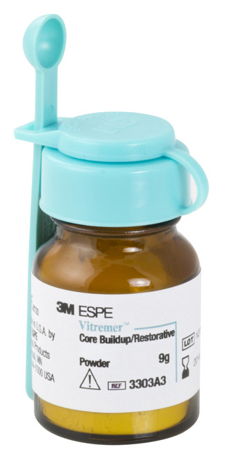 Vitremer Core Buildup/Restorative Powder Refill & Spoon Blue