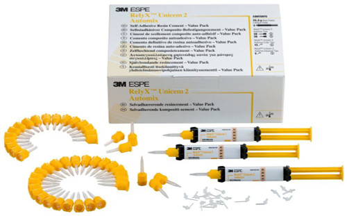 RelyX Unicem 2 Automix Self-Adhesive Resin Cemen Value Pack A3 3Pk RelyX Unicem 2 Automix Self-Adhesive Resin Cemen Value Pack A3 3Pk
