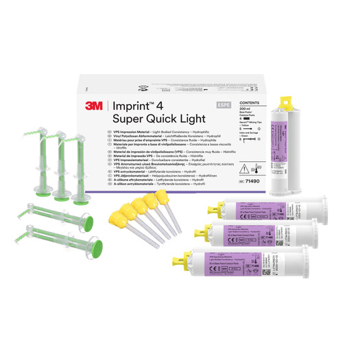 Imprint 4 Super Quick Light VPS Impression Material 4Pk Imprint 4 Super Quick Light VPS Impression Material 4Pk