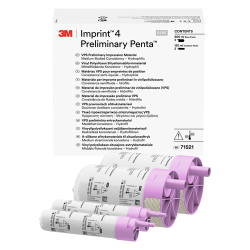 Imprint 4 Preliminary Penta VPS Impression Material Refill 2Pk Imprint 4 Preliminary Penta VPS Impression Material Refill 2Pk