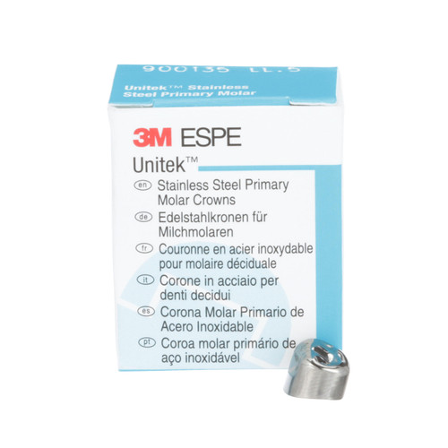 3M Unitek Stainless Steel Primary Molar Crowns Lower Left First Size 5 5Bx