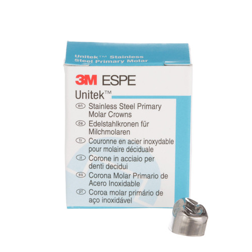 3M Unitek Stainless Steel Primary Molar Crowns Lower Right First Size 7 5Bx