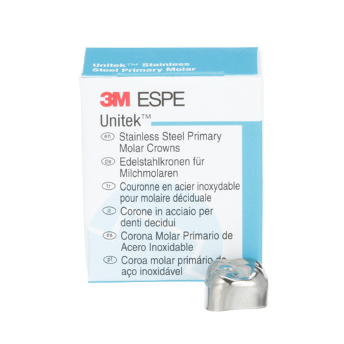 3M Unitek SS Primary Molar Crowns Upper Right Second Primary Molar Size 6 5Bx 3M Unitek SS Primary Molar Crowns Upper Right Second Primary Molar Size 6 5Bx