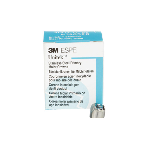 3M Unitek SS Primary Molar Crowns Lower Left Second Primary Molar Size 1 5Bx 3M Unitek SS Primary Molar Crowns Lower Left Second Primary Molar Size 1 5Bx