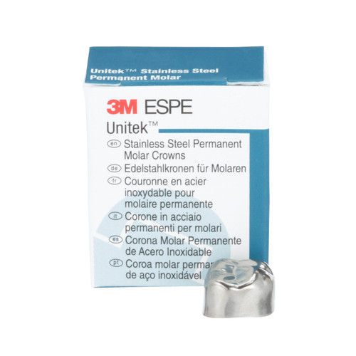 3M Unitek SS Permanent Molar Crowns Upper Right First Permanent Molar Size 4 5Bx