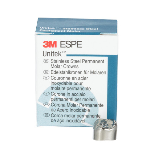 3M Unitek SS Permanent Molar Crowns Lower Right First Permanent Molar Size 1 5Bx 3M Unitek SS Permanent Molar Crowns Lower Right First Permanent Molar Size 1 5Bx
