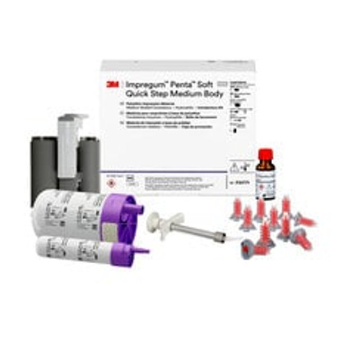 3M ESPE Impregum Penta Soft Quick Step Medium Body Polyether Impression Material Intro Kit, P31771