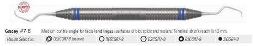 Nordent - Curette Gracey Double End 7/8 DuraLite Round Stainless Steel Each Nordent - Curette Gracey Double End 7/8 DuraLite Round Stainless Steel Each