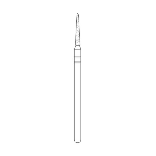 Premier - Two Striper Round-end Taper Lab Diamonds Burs - X769.10F Premier - Two Striper Round-end Taper Lab Diamonds Burs - X769.10F