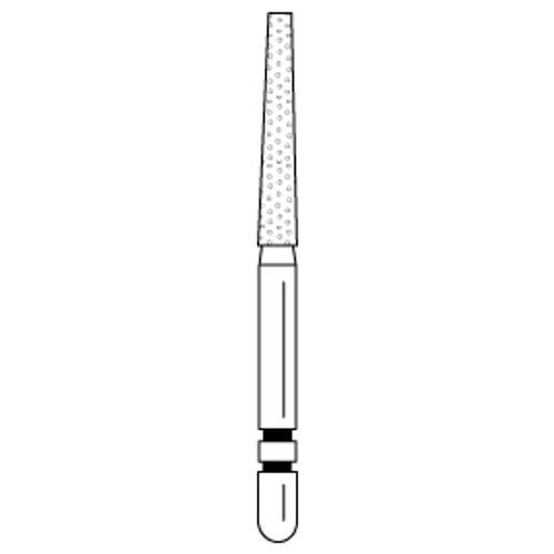Premier - Two Striper Flat-End Taper Diamonds Friction Grip Burs - 723.10C Coarse Premier - Two Striper Flat-End Taper Diamonds Friction Grip Burs - 723.10C Coarse