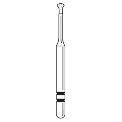 Premier - Two Striper Pear Diamond Friction Grip Burs - MP53M