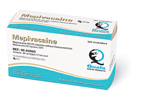 Quala Mepivacaine HCI Injection (GOLD/BLUE BOX) 3% W/O Vasoconstrictor