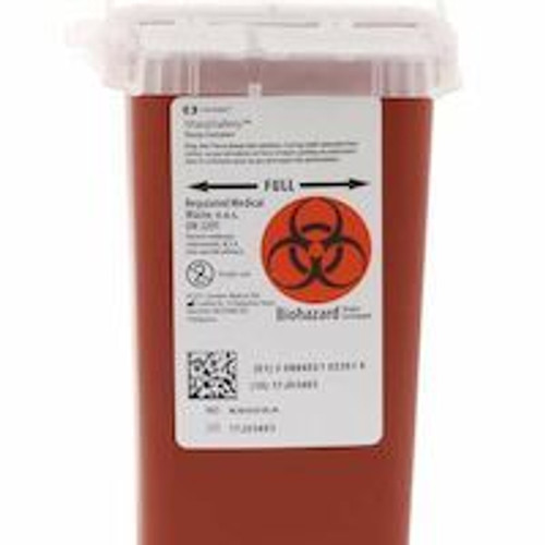 SharpSafety Sharps Container 1 Quart, Cardinal Health, 8900SA SharpSafety Sharps Container 1 Quart, Cardinal Health, 8900SA