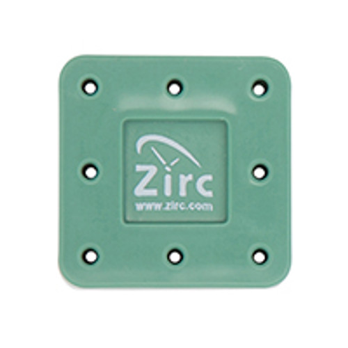 Zirc - Bur Block Magnetic Microban 8 Hole Green Zirc - Bur Block Magnetic Microban 8 Hole Green